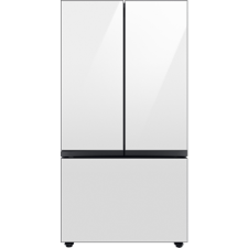 Bespoke White Counter Depth 3-door French Door Refrigerator